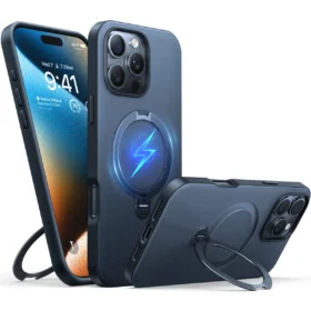 Torras UPRO Ostand Spin за iPhone 16 Pro Max, Black