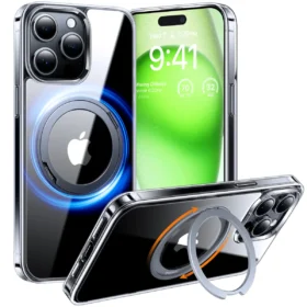 Torras UPRO Ostand Pro за iPhone 15 Pro, Clear