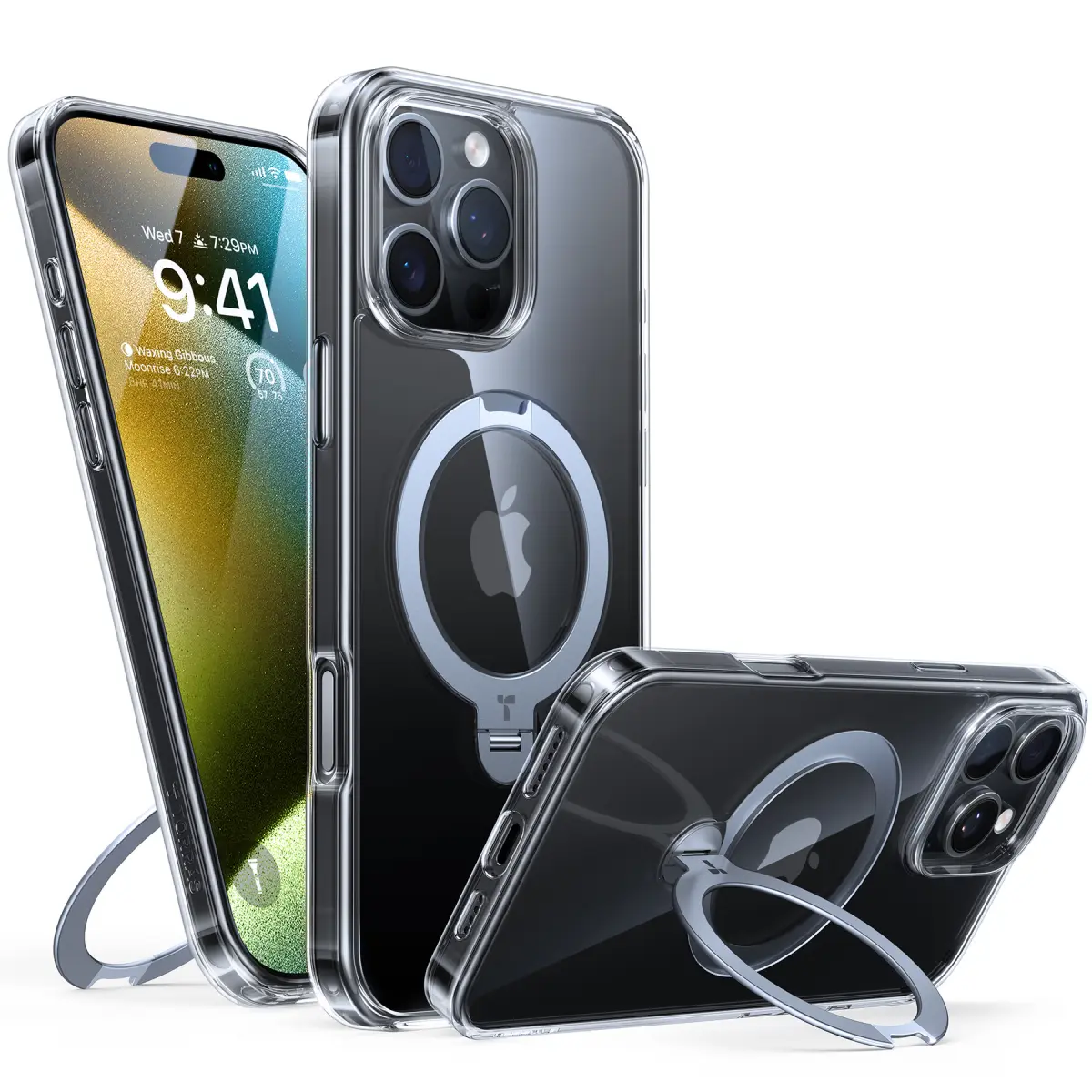 torras-cases-old-61-1 Torras UPRO Ostand Spin за iPhone 16 Pro Max, Clear