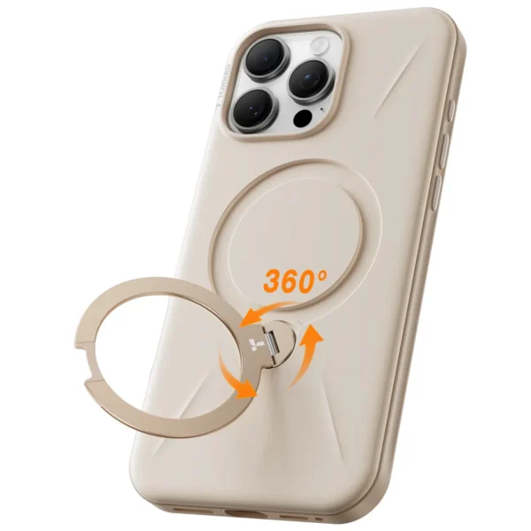 Torras Ostand Spin Fusion за iPhone 16 Pro Max, Desert Gold