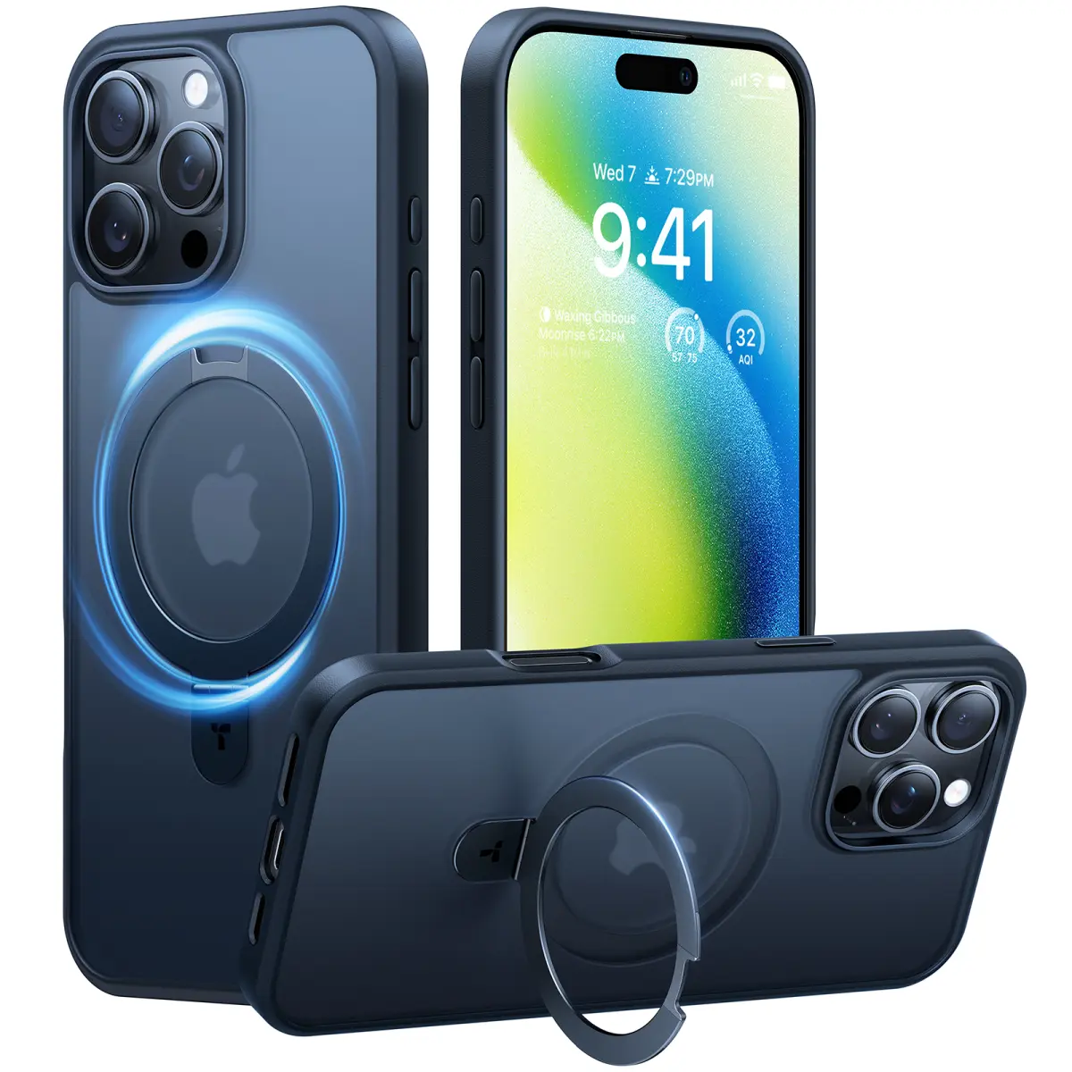 torras-cases-old-9-1 Torras Ostand за iPhone 16 Pro, Black