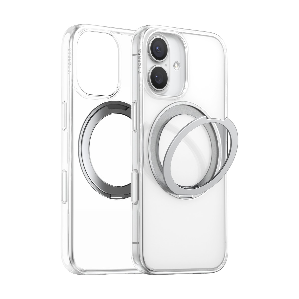 Torras Ostand Pro за iPhone 17, Clear Torras Ostand Pro за iPhone 17, Clear