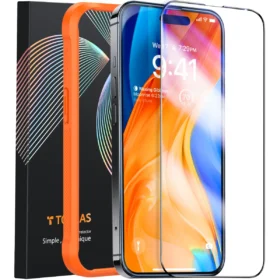 Torras GlassGo Screen Protector за iPhone 15 Pro Max, Clear