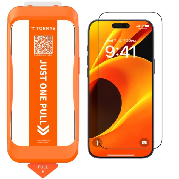 Протектор Torras Install Master за iPhone 17, Clear