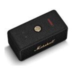 Marshall Emberton III Black & Brass, черна колонка - под ъгъл