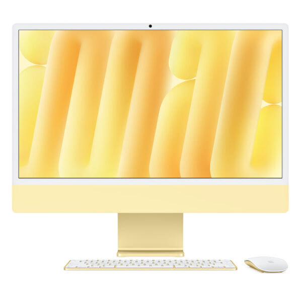 iMac 24 инча с M4 чип в жълт цвят