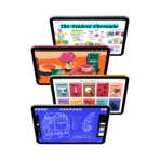 iPad (A16) Wi‑Fi в цвят Silver – с приложения на екрана