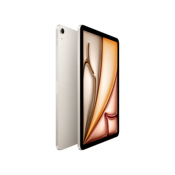 iPad Air 11″ (M4) Wi‑Fi в цвят Starlight – отпред и отзад