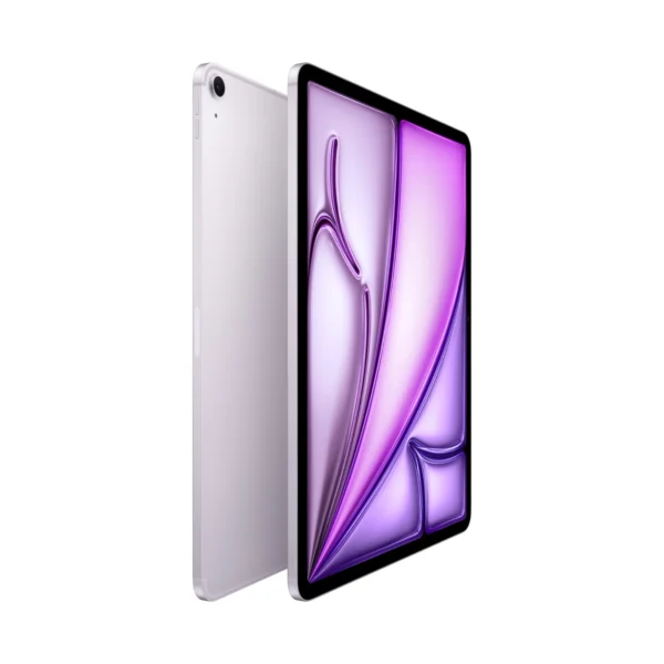 iPad Air 13″ (M4) Wi‑Fi + Cellular в цвят Purple – отпред и отзад