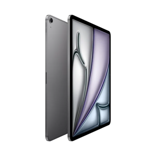 iPad Air 13″ (M4) Wi‑Fi + Cellular в цвят Space Gray – отпред и отзад