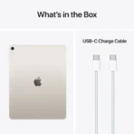 iPad Air 13″ (M4) Wi‑Fi + Cellular в цвят Starlight – съдържание на кутията