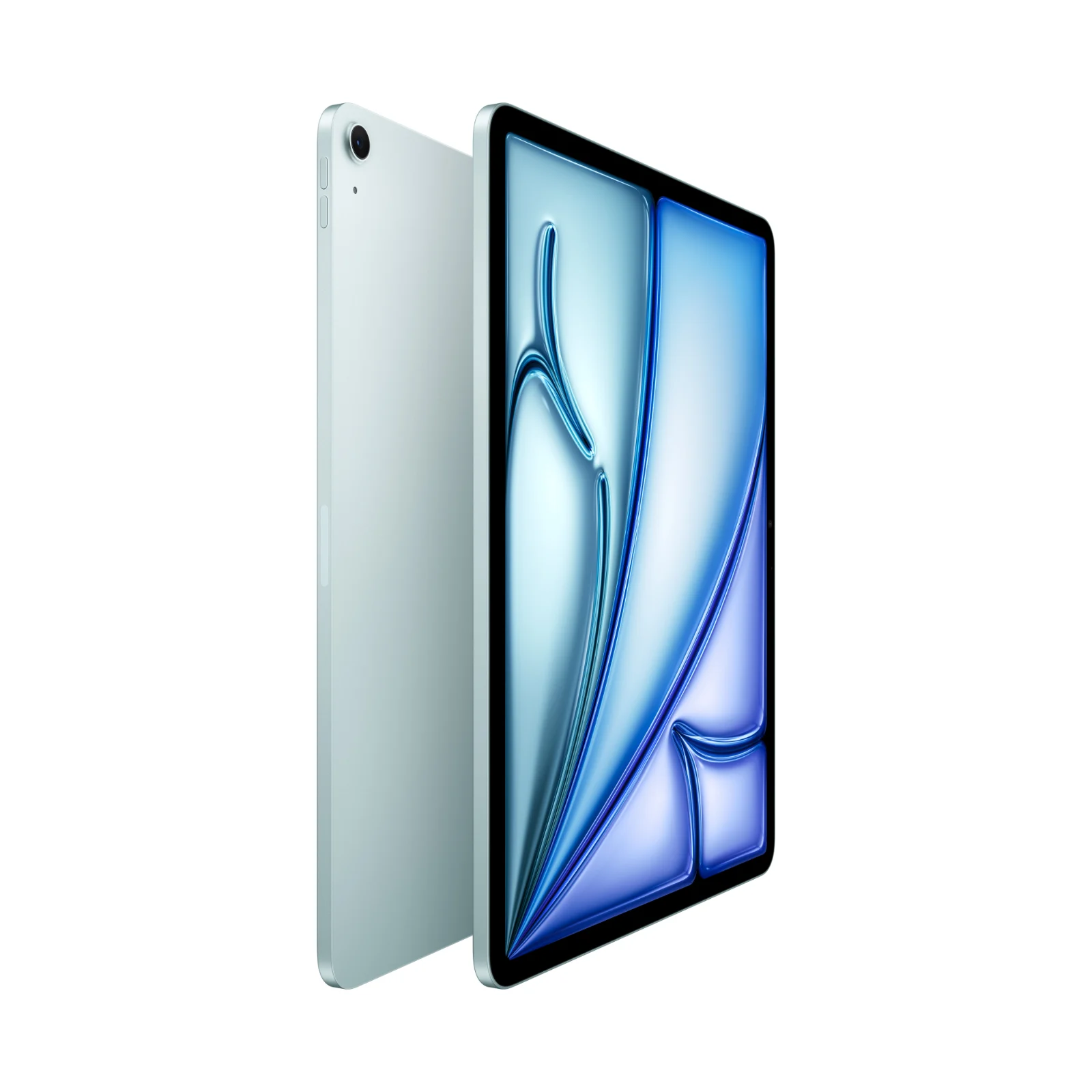 iPad Air 13″ (M4) Wi‑Fi в цвят Blue – отпред и отзад