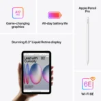 iPad mini (A17 Pro) Wi‑Fi в цвят Blue – основни възможности