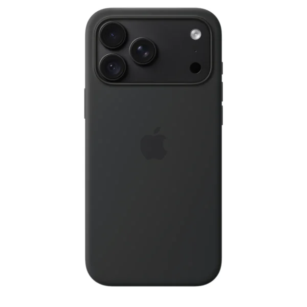 Силиконов калъф Apple за iPhone 18 Pro Max, черен