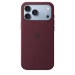 Силиконов калъф Apple за iPhone 18 Pro Max, бордо, изглед 2