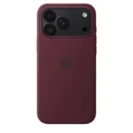 Силиконов калъф Apple за iPhone 18 Pro Max, бордо, изглед 4