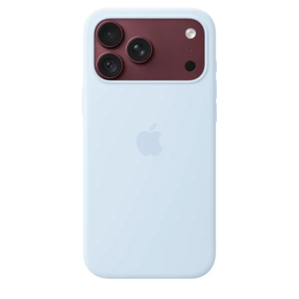 Силиконов калъф Apple за iPhone 18 Pro Max, светлосин, изглед 2