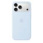 Силиконов калъф Apple за iPhone 18 Pro Max, светлосин, изглед 3