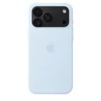 Силиконов калъф Apple за iPhone 18 Pro Max, светлосин, изглед 4