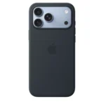 Силиконов калъф Apple за iPhone 18 Pro Max, тъмносин