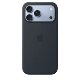 Силиконов калъф Apple за iPhone 18 Pro Max, тъмносин