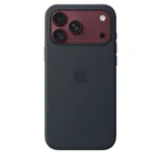 Силиконов калъф Apple за iPhone 18 Pro Max, тъмносин, изглед 2