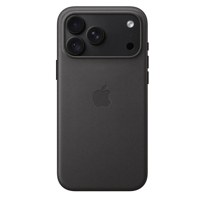Калъф Apple TechWoven за iPhone 18 Pro Max, черен