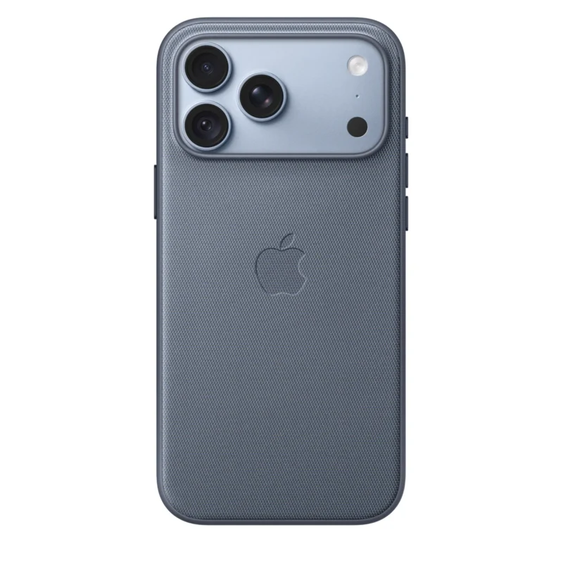 Калъф Apple TechWoven за iPhone 18 Pro Max, сивосин