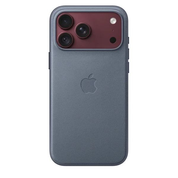 Калъф Apple TechWoven за iPhone 18 Pro Max, сивосин, изглед 2