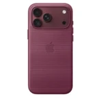 Калъф Apple TechWoven за iPhone 18 Pro Max, тъмномалинов