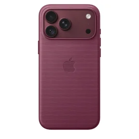 Калъф Apple TechWoven за iPhone 18 Pro Max, тъмномалинов
