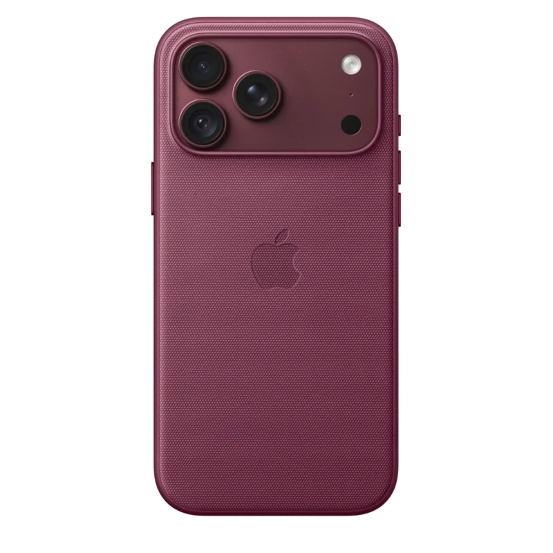 Калъф Apple TechWoven за iPhone 18 Pro Max, тъмномалинов