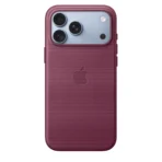 Калъф Apple TechWoven за iPhone 18 Pro Max, тъмномалинов, изглед 2