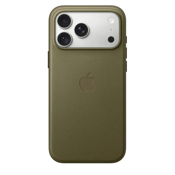 Калъф Apple TechWoven за iPhone 18 Pro Max, маслиненозелен