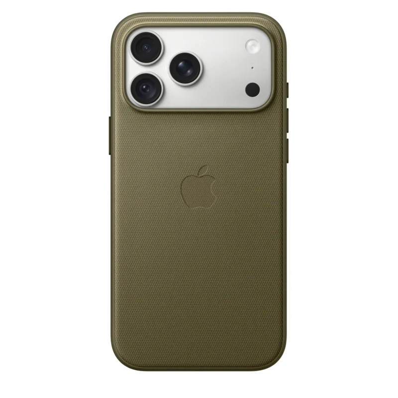 Калъф Apple TechWoven за iPhone 18 Pro Max, маслиненозелен