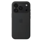 Силиконов калъф Apple за iPhone 18 Pro, черен