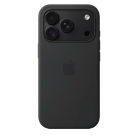 Силиконов калъф Apple за iPhone 18 Pro, черен