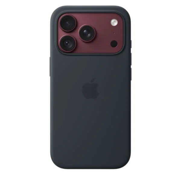 Силиконов калъф Apple за iPhone 18 Pro, тъмносин, изглед 2