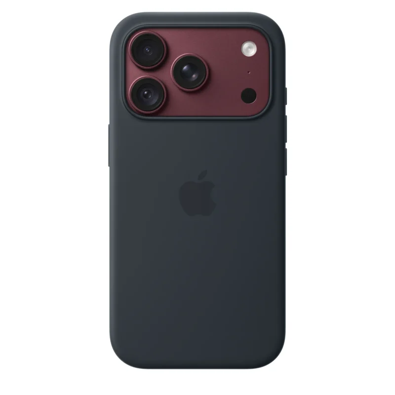 Силиконов калъф Apple за iPhone 18 Pro, тъмносин, изглед 2