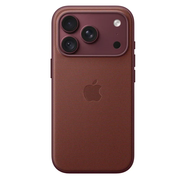 Калъф Apple TechWoven за iPhone 18 Pro, бордо
