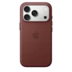 Калъф Apple TechWoven за iPhone 18 Pro, бордо, изглед 3