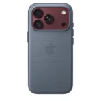 Калъф Apple TechWoven за iPhone 18 Pro, сивосин, изглед 2