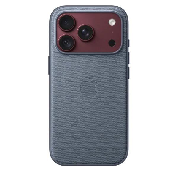Калъф Apple TechWoven за iPhone 18 Pro, сивосин, изглед 2