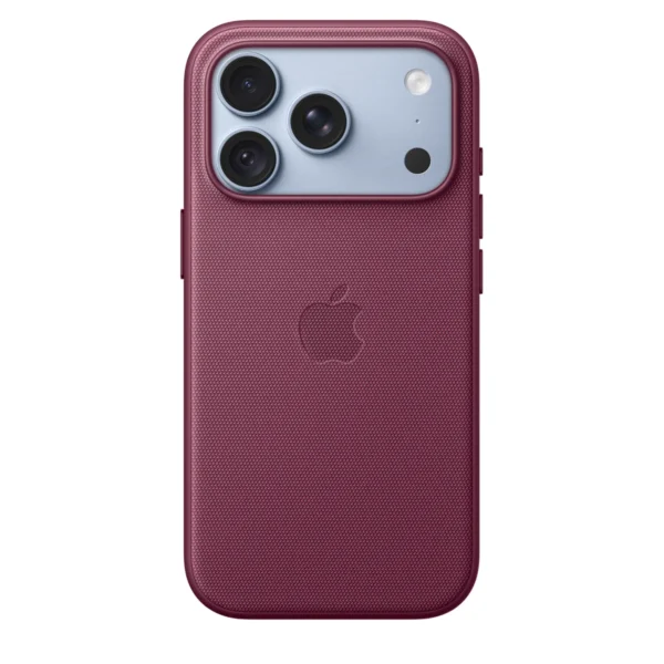 Калъф Apple TechWoven за iPhone 18 Pro, тъмномалинов, изглед 2