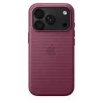Калъф Apple TechWoven за iPhone 18 Pro, тъмномалинов, изглед 4