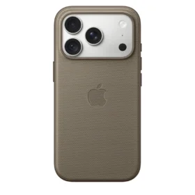 Калъф Apple TechWoven за iPhone 18 Pro, сивобежов