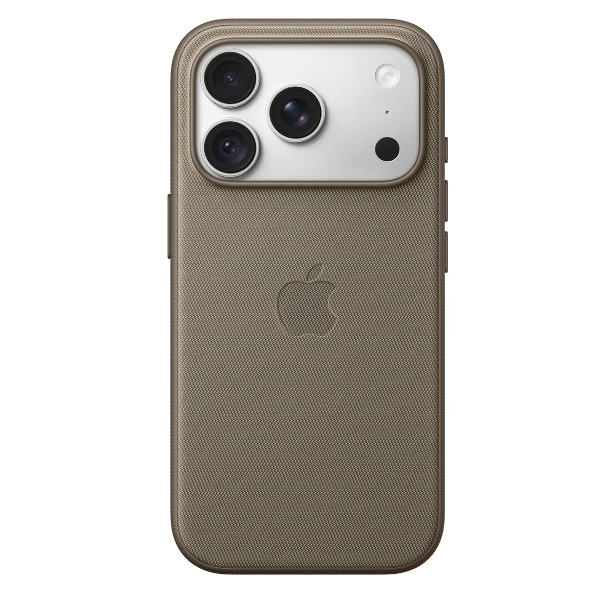 Калъф Apple TechWoven за iPhone 18 Pro, сивобежов Калъф Apple TechWoven за iPhone 18 Pro, сивобежов