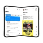 iPhone Duo, отворен – пощата на големия екран