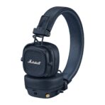 Marshall Major V Midnight Blue, тъмносини слушалки - с телефон за мащаб