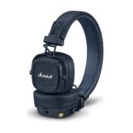 Marshall Major V Midnight Blue, тъмносини слушалки - с телефон за мащаб
